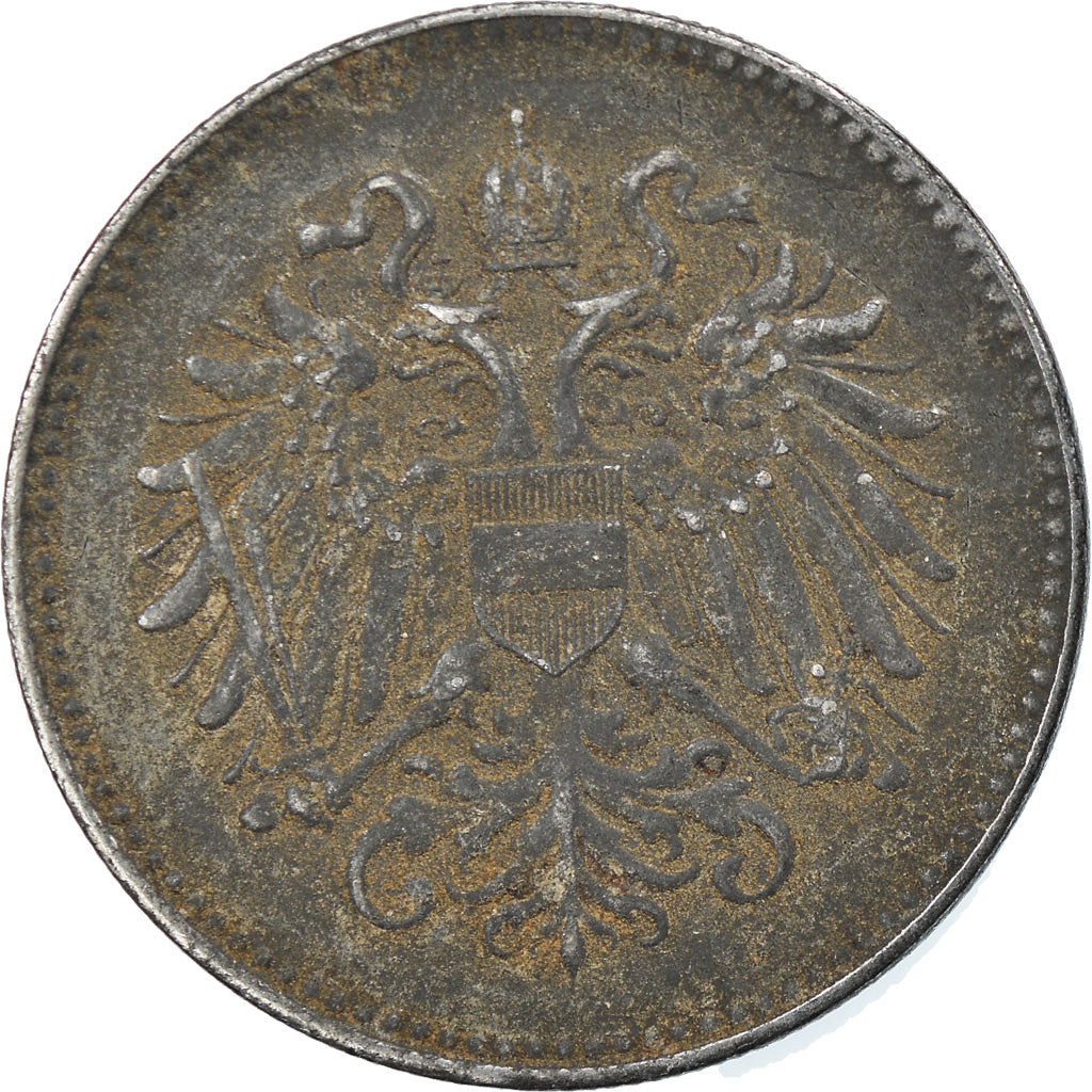Coin, Hungary, 20 Fillér, 1918, EF(40-45), Iron, KM:498