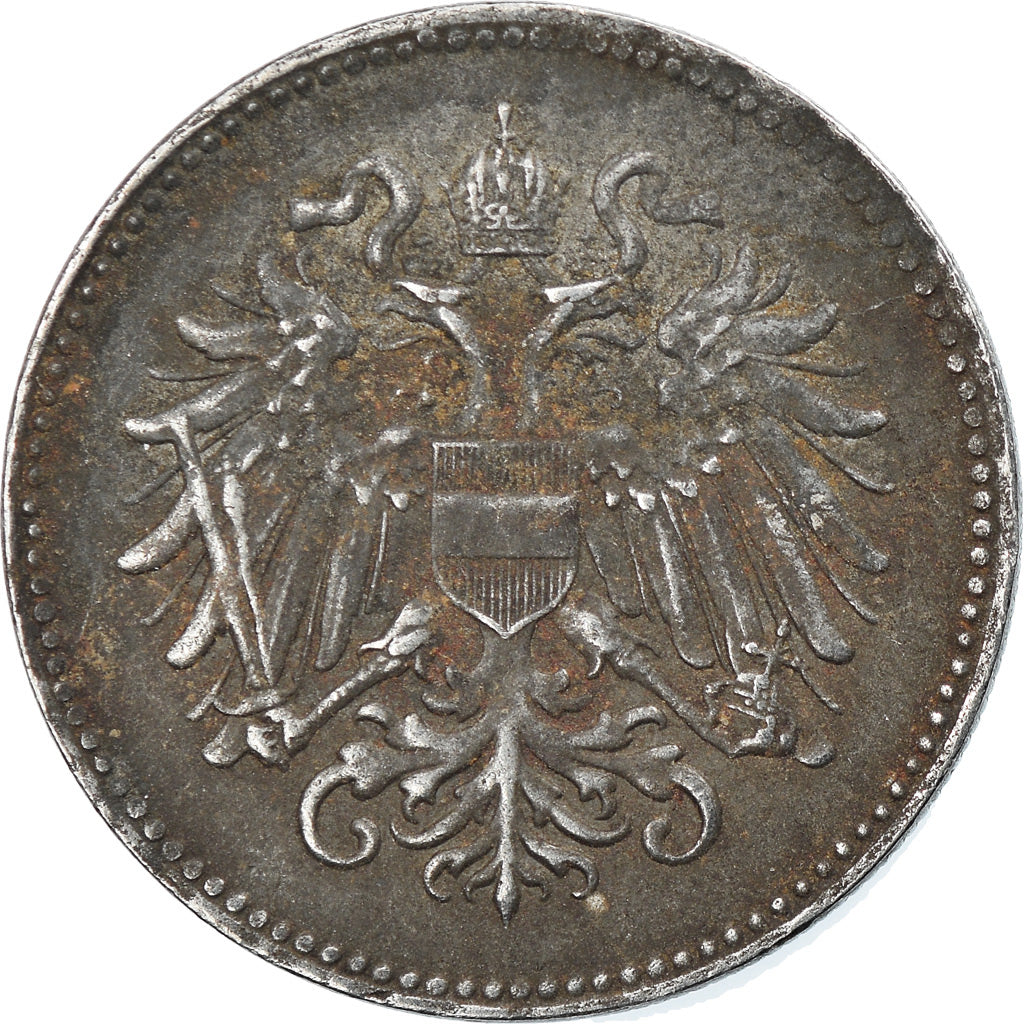Coin, Hungary, 20 Fillér, 1918, EF(40-45), Iron, KM:498