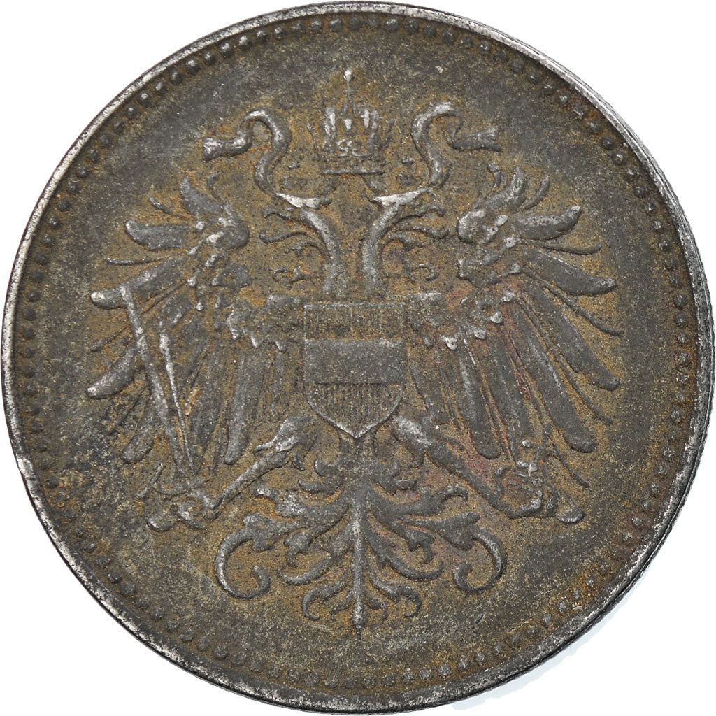 Coin, Hungary, 20 Fillér, 1918, EF(40-45), Iron, KM:498