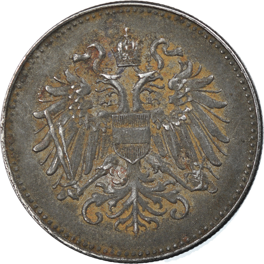 Coin, Hungary, 20 Fillér, 1918, EF(40-45), Iron, KM:498