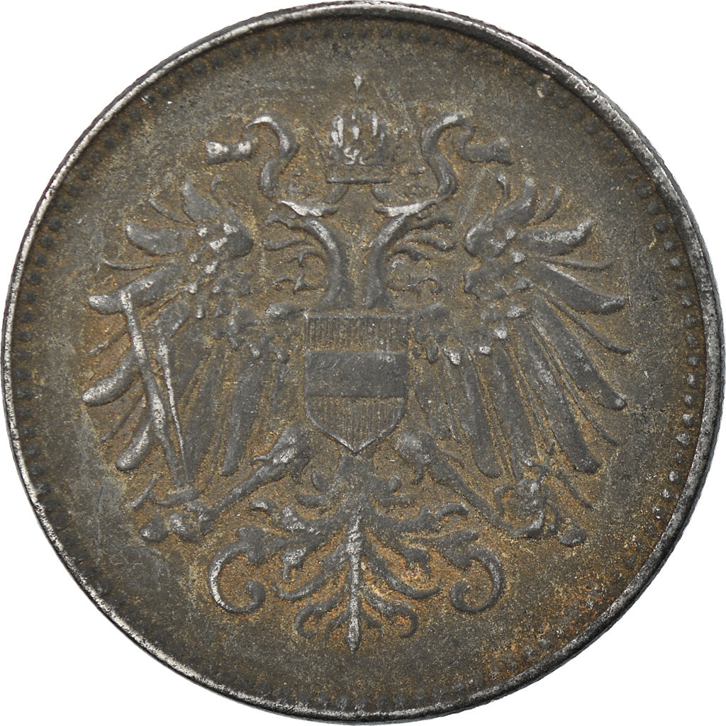 Coin, Hungary, 20 Fillér, 1918, EF(40-45), Iron, KM:498