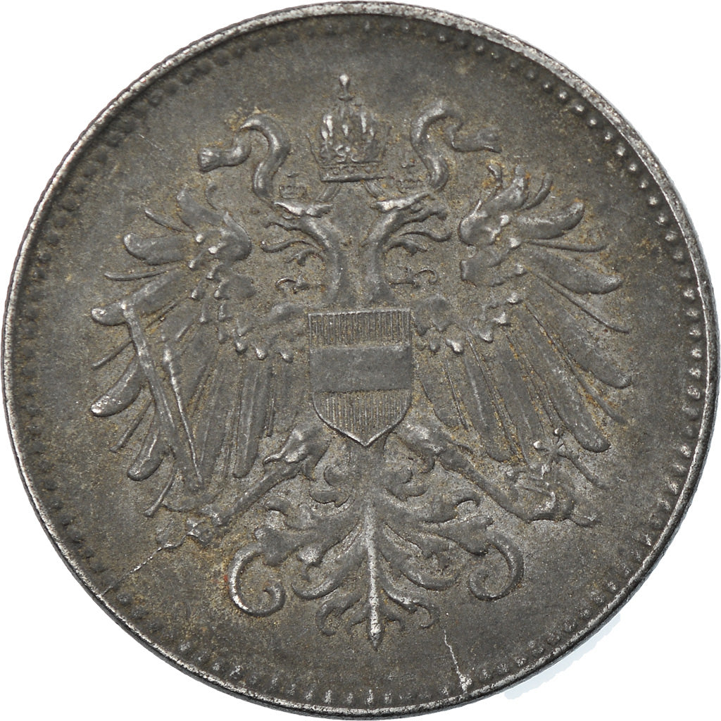 Coin, Hungary, 20 Fillér, 1918, EF(40-45), Iron, KM:498