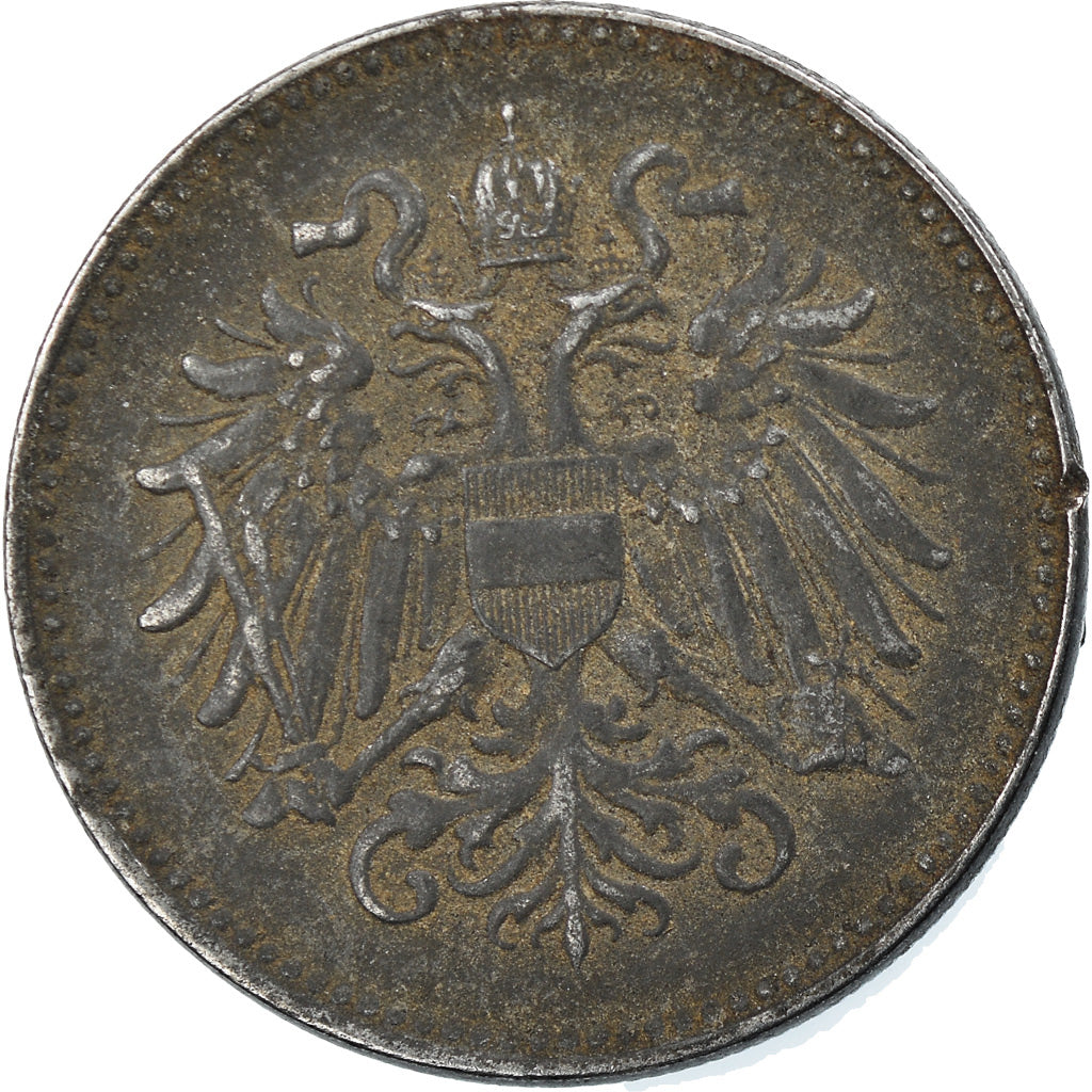 Coin, Hungary, 20 Fillér, 1918, EF(40-45), Iron, KM:498