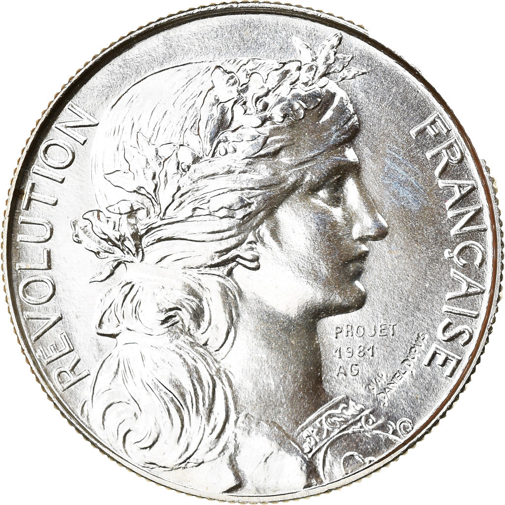France, Médaille, Bicentenaire de la Révolution Française, History, 1989