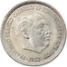 Coin, Spain, Caudillo and regent, 25 Pesetas, 1971, AU(55-58), Copper-nickel