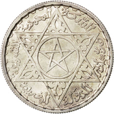 MOROCCO, 100 Francs, 1953, Paris, KM #52, AU(55-58), Silver, 4.00