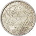 MOROCCO, 100 Francs, 1953, Paris, KM #52, AU(55-58), Silver, 4.00