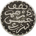 MOROCCO, 1/2 Dirham, 1881, Paris, KM #4, EF(40-45), Silver, 1.39