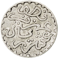 Coin, Morocco, 'Abd al-Aziz, 1/20 Rial, 1/2 Dirham, 1903, AU(50-53), Silver
