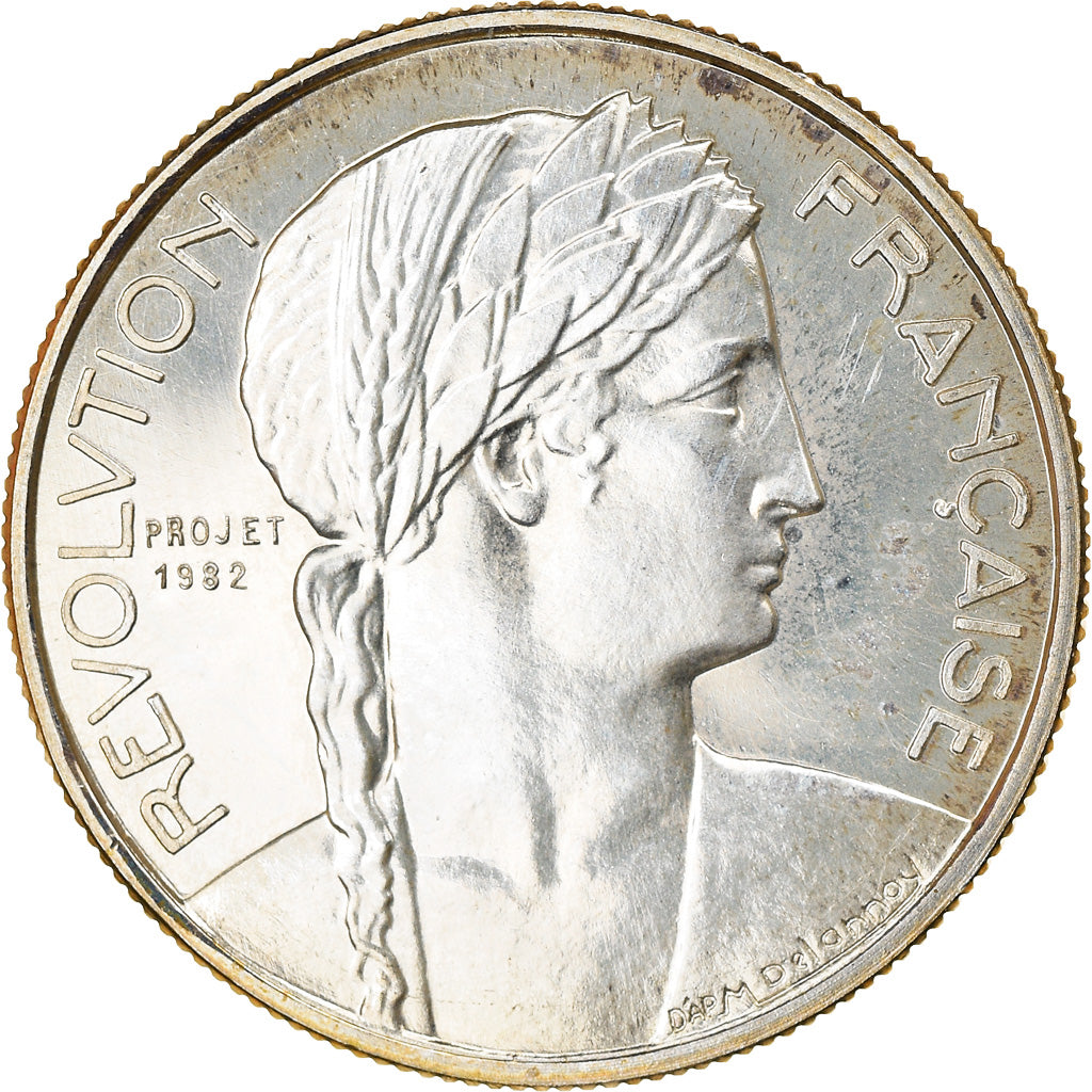 France, Medal, Bicentenaire de la Révolution Française, History, 1989, M.