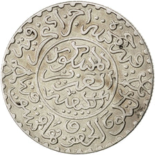 Coin, Morocco, 'Abd al-Aziz, 1/4 Rial, 2-1/2 Dirhams, 1903, AU(55-58), Silver
