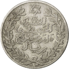 MOROCCO, 1/4 Rial, 2-1/2 Dirhams, 1911, bi-Bariz, KM #23, EF(40-45), Silver,...