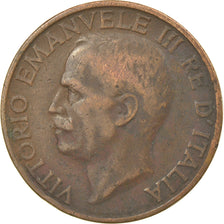 Moneta, Italia, Vittorio Emanuele III, 10 Centesimi, 1928, Rome, BB, Bronzo