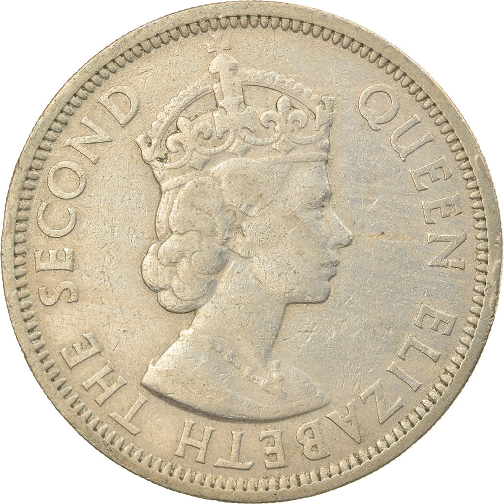 Moneta, Stati dei Caraibi Orientali, Elizabeth II, 50 Cents, 1955, BB