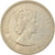 Moneda, Estados del Caribe Oriental , Elizabeth II, 50 Cents, 1955, MBC, Cobre -