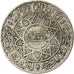 MOROCCO, 5 Francs, 1928, Paris, KM #37, AU(50-53), Silver, 4.98