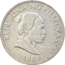 Coin, Philippines, 5 Sentimos, 1984, EF(40-45), Aluminum, KM:239