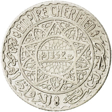 Marocco, Mohammed V, 5 Francs, 1933, Paris, BB+, Argento, KM:37