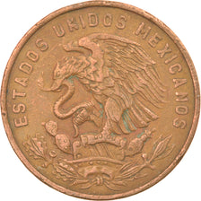 Coin, Mexico, 20 Centavos, 1963, Mexico City, EF(40-45), Bronze, KM:440