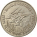 Coin, EQUATORIAL AFRICAN STATES, 100 Francs, 1968, Paris, EF(40-45), Nickel