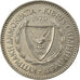 Coin, Cyprus, 50 Mils, 1970, EF(40-45), Copper-nickel, KM:41