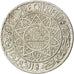 MOROCCO, 20 Francs, 1928, Paris, KM #39, AU(50-53), Silver, 35, 19.86