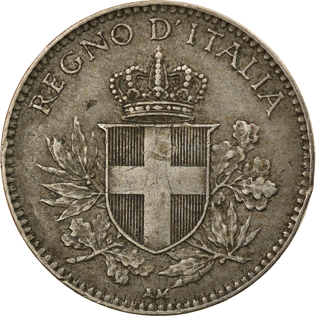 Munten, Italië, Vittorio Emanuele III, 20 Centesimi, 1919, Rome, ZF, Nickel