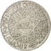 MOROCCO, 20 Francs, 1933, Paris, KM #39, AU(50-53), Silver, 35, 19.88