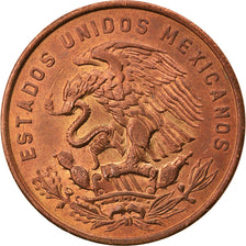 Moneda, México, 20 Centavos, 1965, Mexico City, EBC, Bronce, KM:440