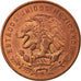 Moneda, México, 20 Centavos, 1965, Mexico City, EBC, Bronce, KM:440