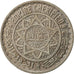 MOROCCO, 20 Francs, 1946, Paris, KM #45, AU(55-58), Copper-Nickel, 9.86