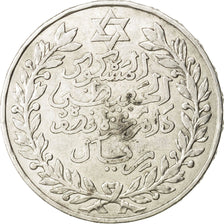 MOROCCO, 1/2 Rial, 5 Dirhams, 1911, bi-Bariz, KM #24, EF(40-45), Silver, 12.30