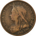 Moneta, Gran Bretagna, Victoria, 1/2 Penny, 1899, MB, Bronzo, KM:789