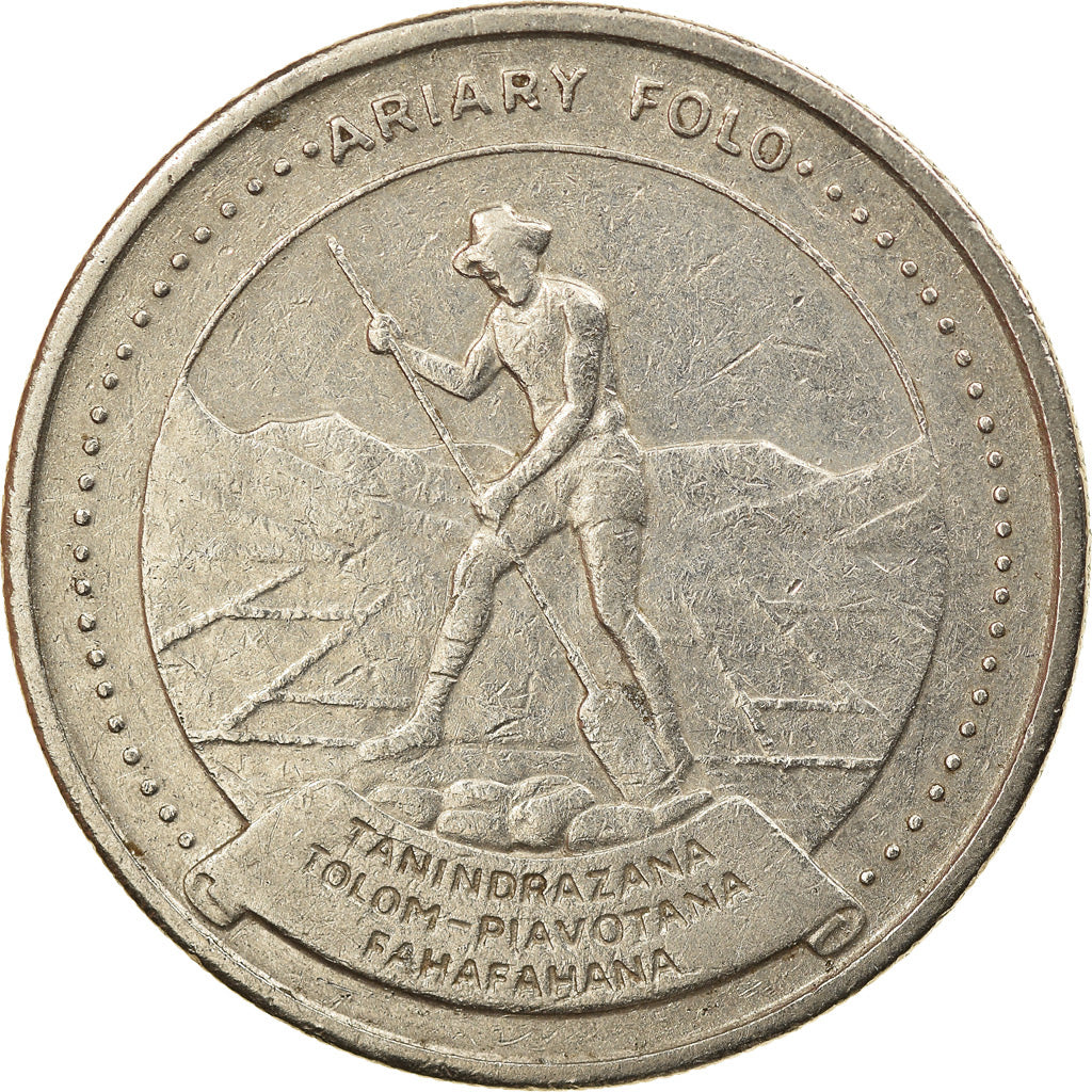 Moneta, Madagascar, 10 Ariary, 1978, BB, Argento, KM:13a