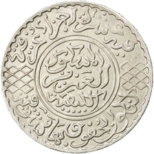 MOROCCO, 1/2 Rial, 5 Dirhams, 1903, KM #21.2, AU(55-58), Silver, 32, 12.45