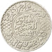 MOROCCO, 1/2 Rial, 5 Dirhams, 1903, KM #21.2, AU(55-58), Silver, 32, 12.45
