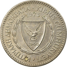 Coin, Cyprus, 100 Mils, 1973, EF(40-45), Copper-nickel, KM:42