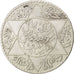Marocco, Yusuf, 1/2 Rial, 5 Dirhams, 1917, bi-Bariz, Paris, BB, Argento, KM:32