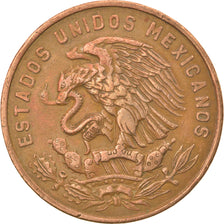 Coin, Mexico, 20 Centavos, 1963, Mexico City, EF(40-45), Bronze, KM:440