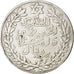 MOROCCO, Rial, 10 Dirhams, 1911, bi-Bariz, KM #25, EF(40-45), Silver, 24.69