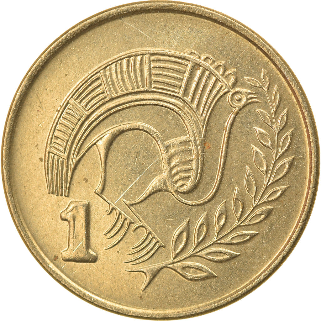 Moneta, Cipro, Cent, 1993, BB, Nichel-ottone, KM:53.3