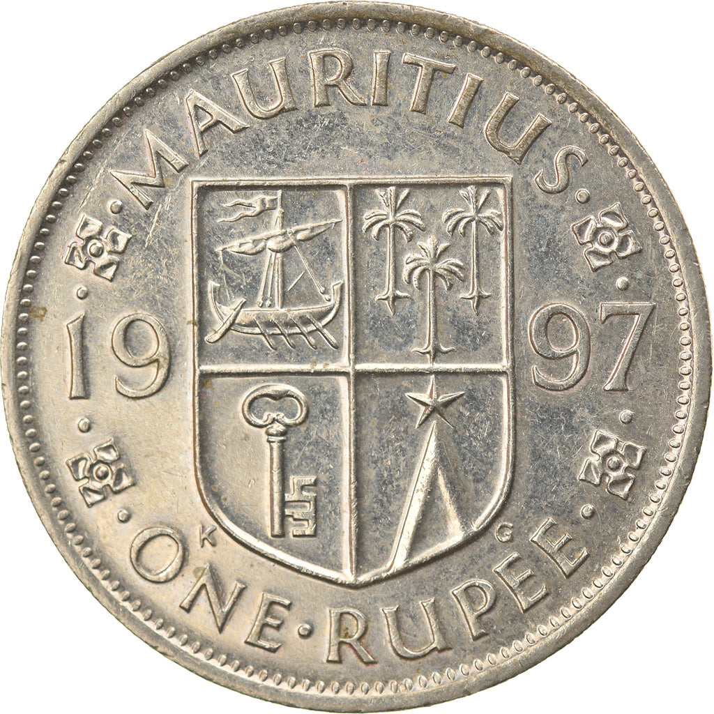 Munten, Singapur, 20 Cents, 1997, Singapore Mint, ZF, Copper-nickel, KM:4