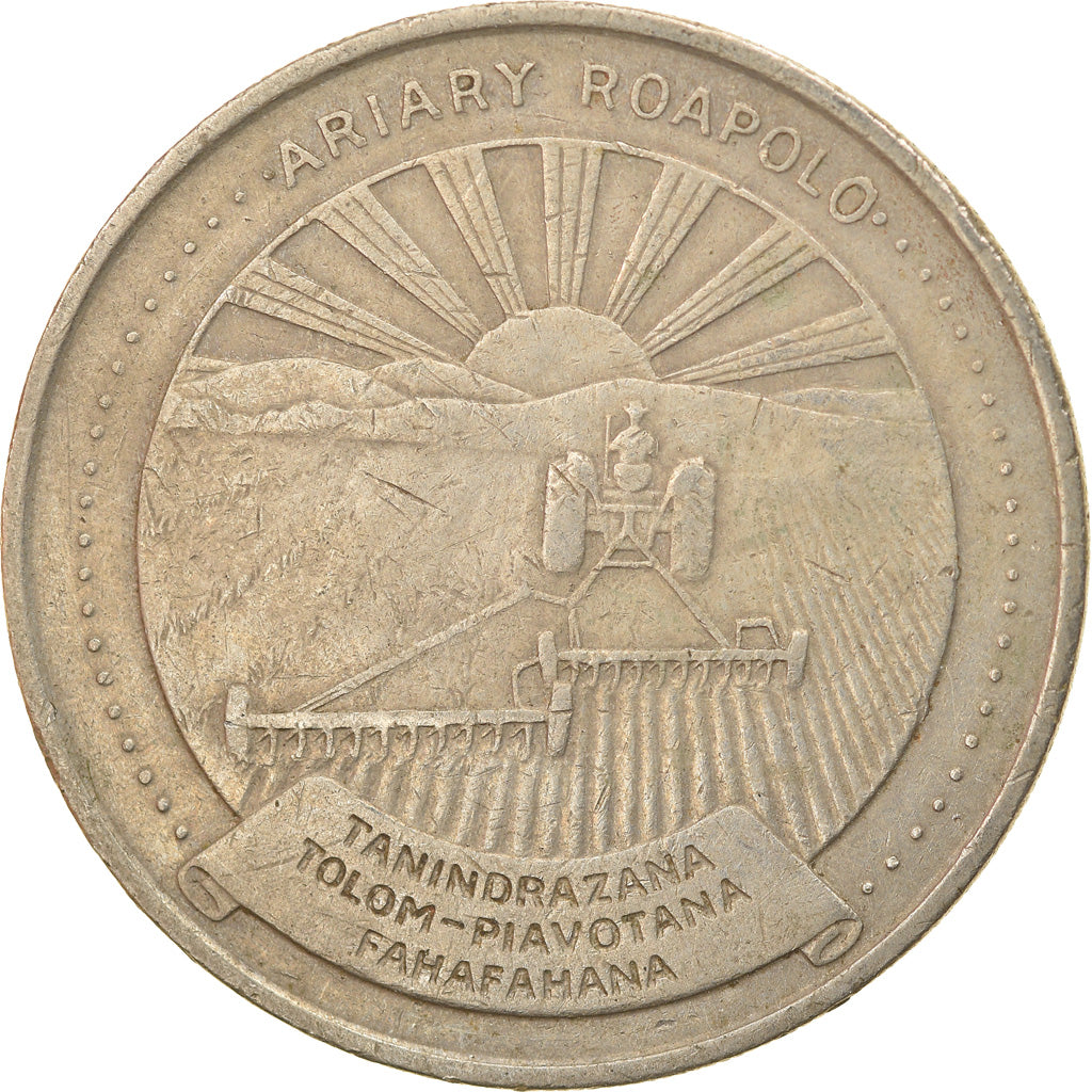 Coin, Madagascar, 20 Ariary, 1983, EF(40-45), Copper-nickel, KM:14b