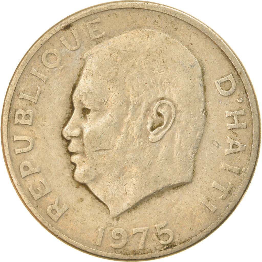 Coin, Haiti, 10 Centimes, 1975, VF(30-35), Copper-nickel, KM:120