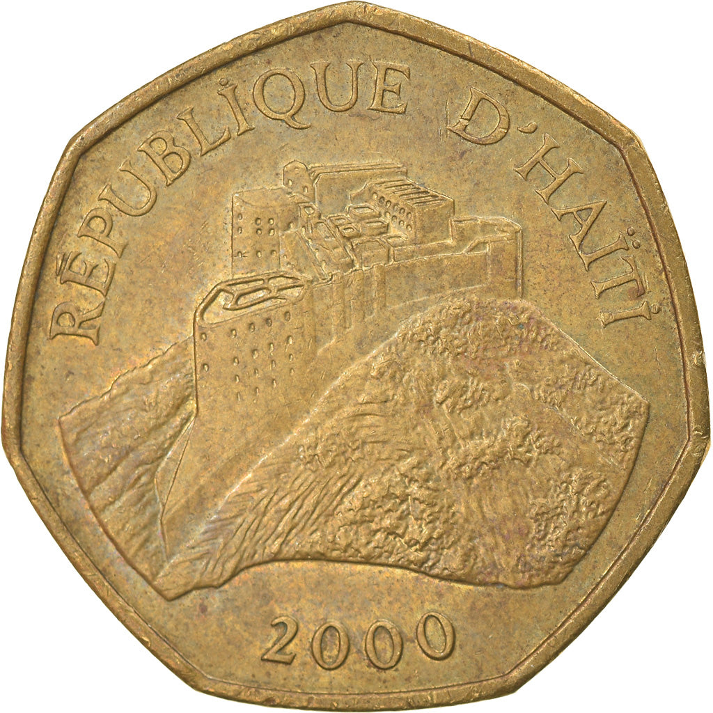 Monnaie, Haïti, Gourde, 2000, TTB, Brass plated steel, KM:155