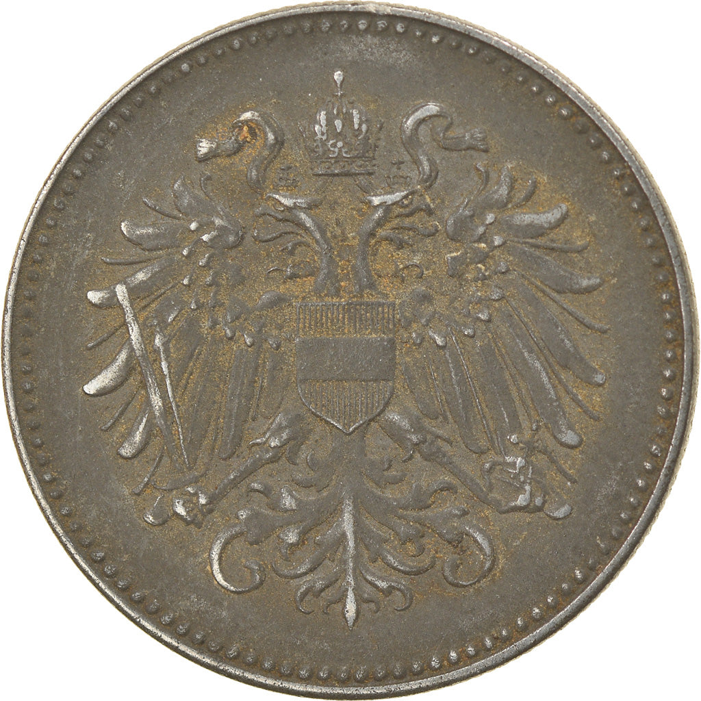 Coin, Hungary, 20 Fillér, 1918, EF(40-45), Iron, KM:498