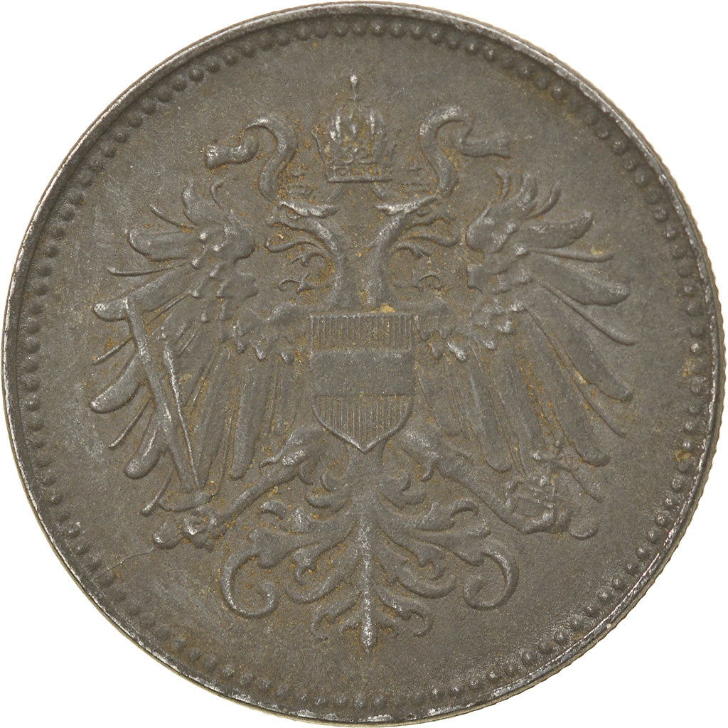 Coin, Hungary, 20 Fillér, 1918, EF(40-45), Iron, KM:498