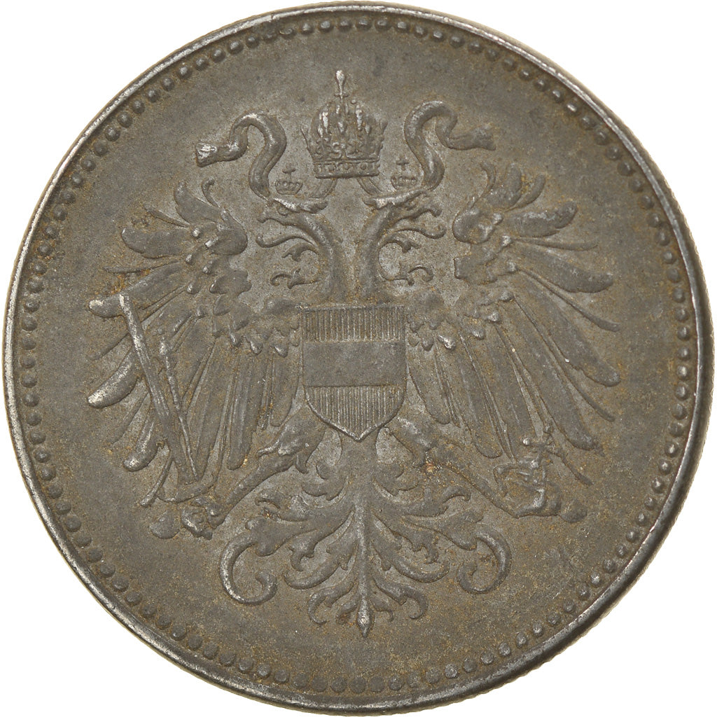 Coin, Hungary, 20 Fillér, 1918, EF(40-45), Iron, KM:498