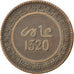 Coin, Morocco, 'Abd al-Aziz, 10 Mazunas, 1902, Birmingham, EF(40-45), Bronze