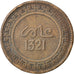 Coin, Morocco, 'Abd al-Aziz, 10 Mazunas, 1903, Birmingham, F(12-15), Bronze